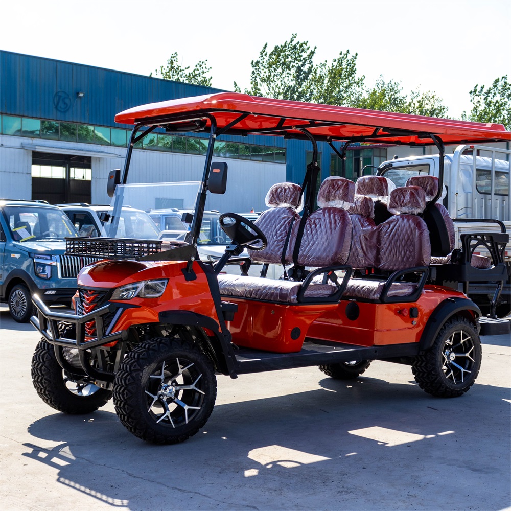Off-road 6 Seats Electric Golf Cart with Solar Panels