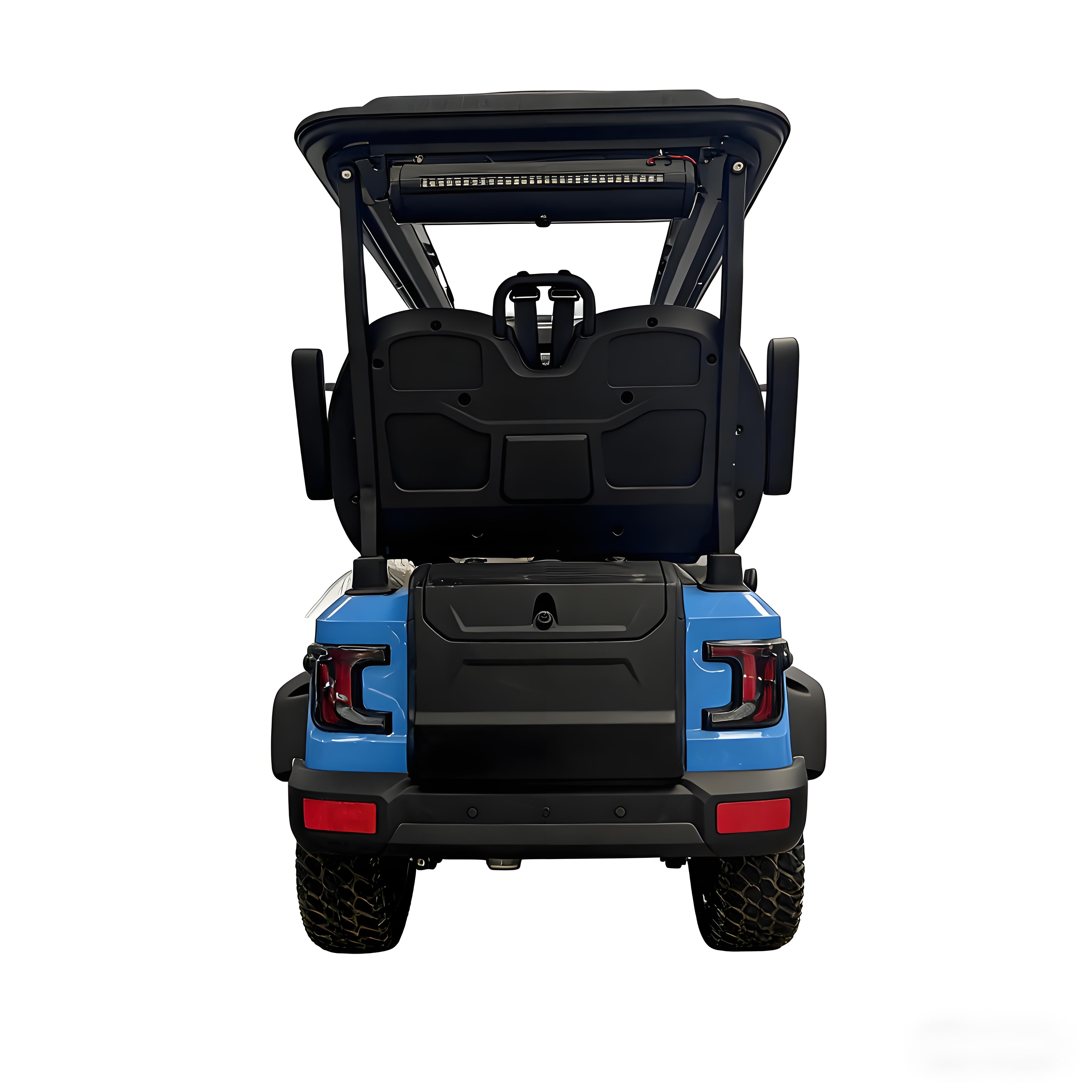 4-Seater Electric Golf Cart Utility Vehicle with Lithium Battery for Golf Course and Outdoor Hunting