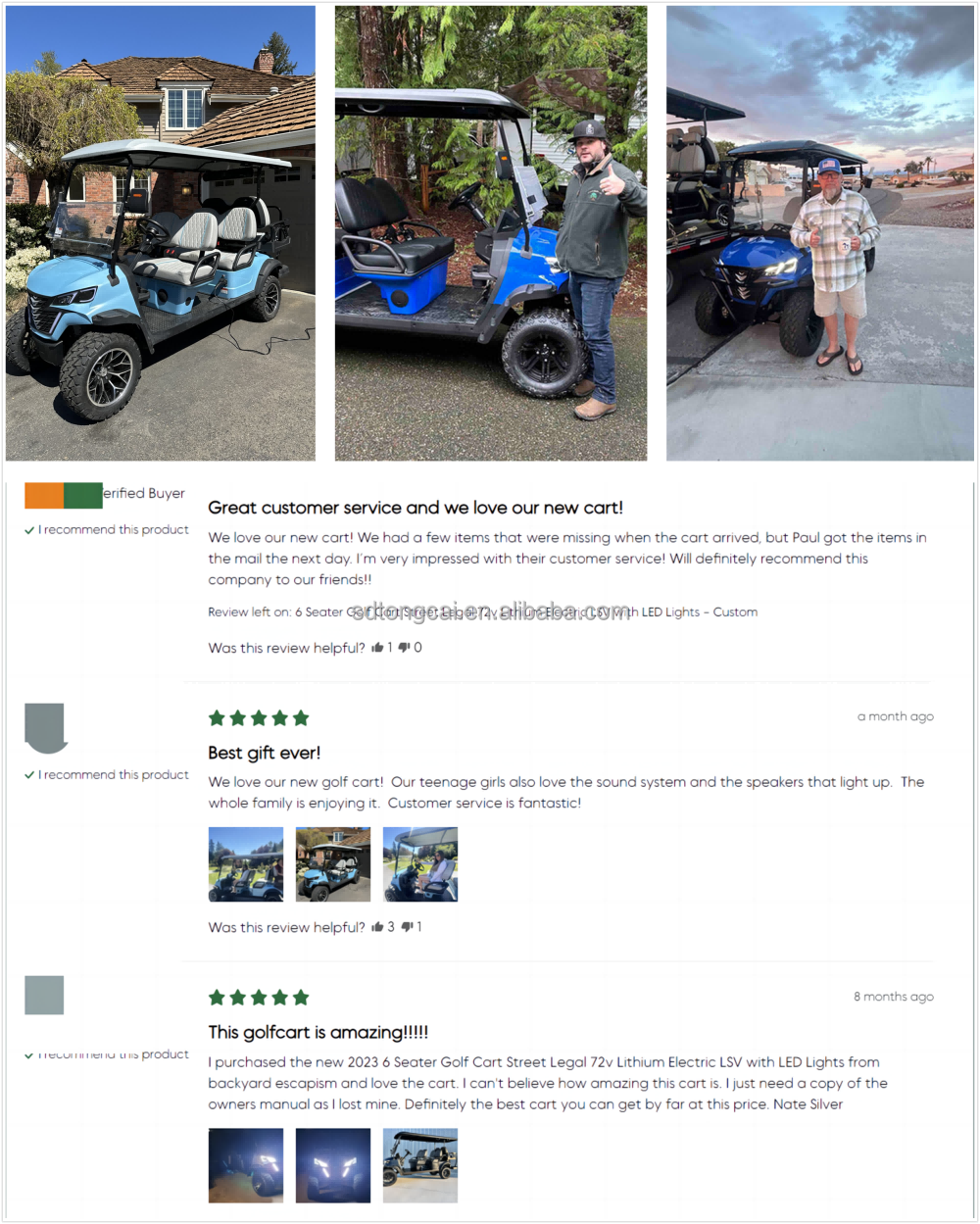 Customer Satisfaction Ratings