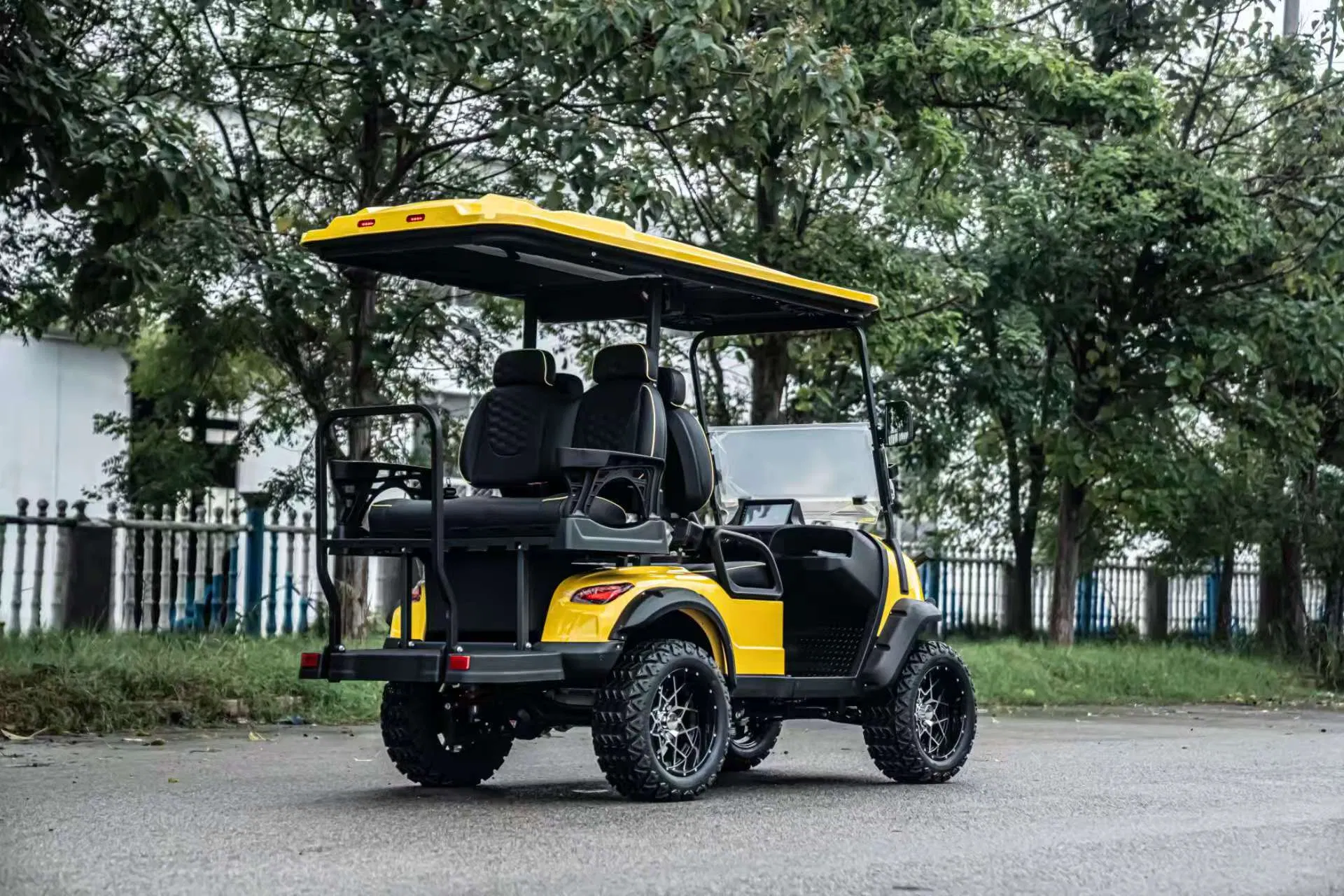 48V Electric Buggy Car Hunting Club Utility Trolley 4 Seat Electric Street Legal Club Golf Carts