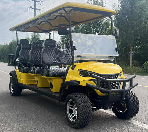 Premium 6-Seater Electric Golf Cart with 60-Mile Range CE Certified 30-50Km/h Speed for Rental Fleets and Business Profits