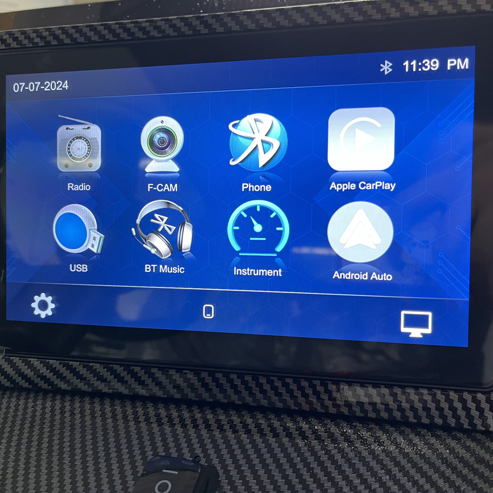SeeWorld 6 Passenger Electric Golf Cart High Lifted Touch Screen Carplay Luxury 5KW AC Motor 70-90km Range