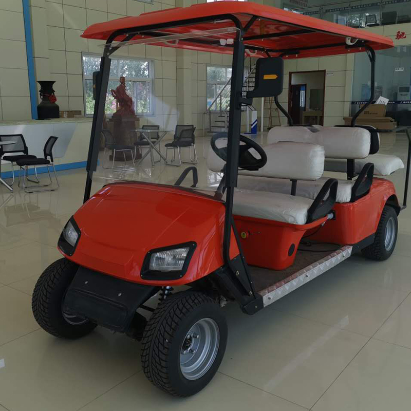 2025 New Design Black Golf Carts Electric Battery 4 6 Seater