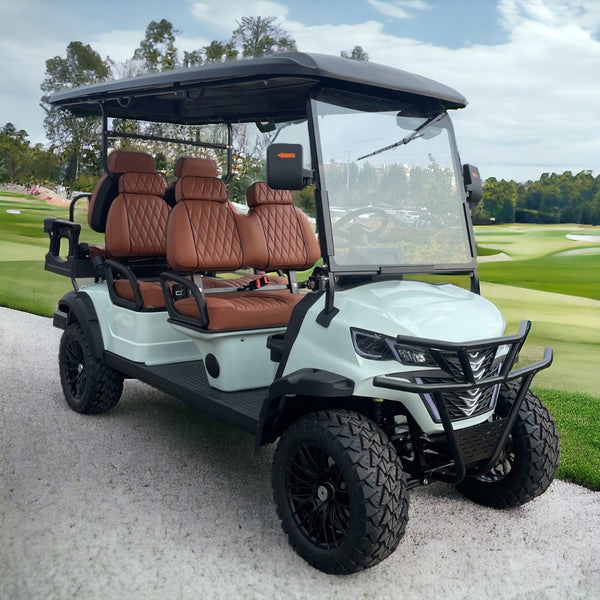 Tongcai &amp; Kepler 4+2 Seater Independent-Suspension Guest Golf Buggy Superior Comfort, Perfect for Resorts, Hotels &amp; VIP Transport Electric Golf Cart