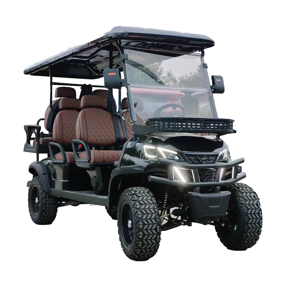 Electric Golf Carts Customized 6-Seater With Premium Seats