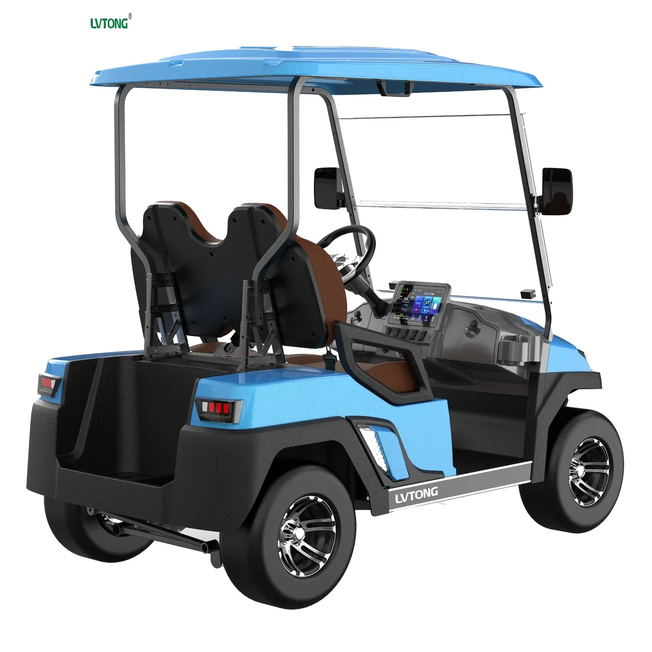 Premium C727.2 Electric Golf Cart - Sleek Two-Seater Design