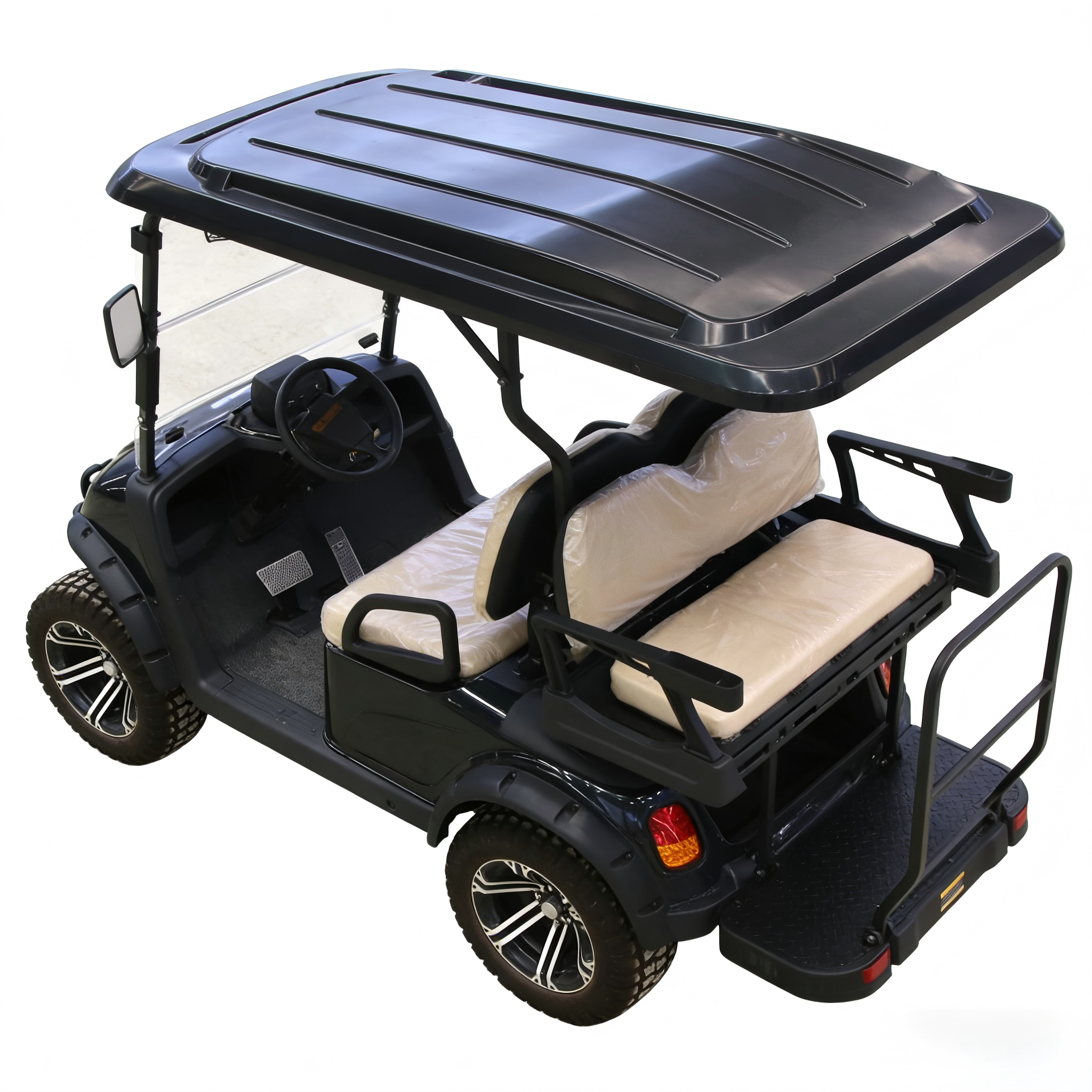 Off-Road Motorcycles - Comparable Torque From an AC Motor in This Heavy-Duty Steel Golf Cart