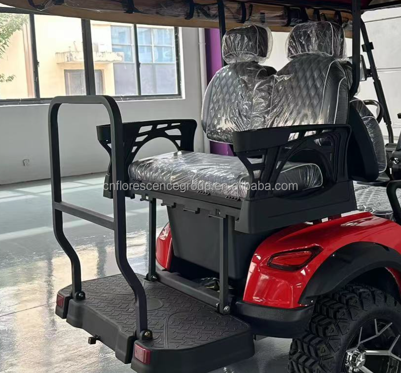 Florescence CE Certified Electric Golf Cart 4 Seater 5 kW 48V Lithium Battery Street Legal Golf Buggy Accessories LSV Urban