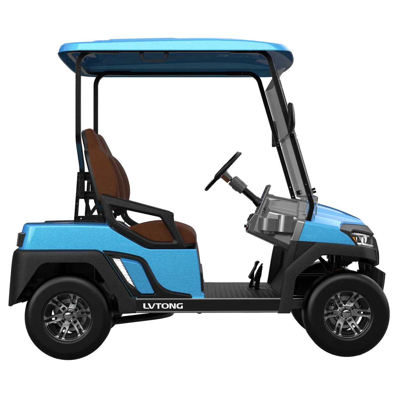 Premium C727.2 Electric Golf Cart - Sleek Two-Seater Design