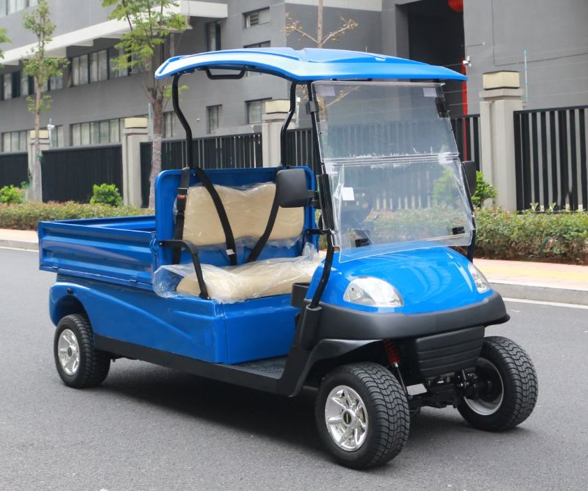 Wholesale 72V/4kw AC System off-Road Fat Tire Mini Small Electric 2-Seater 4X4 UTV Automatic Hydraulic Rod Buggy Golf Utility Cart with Rear Cargo Box