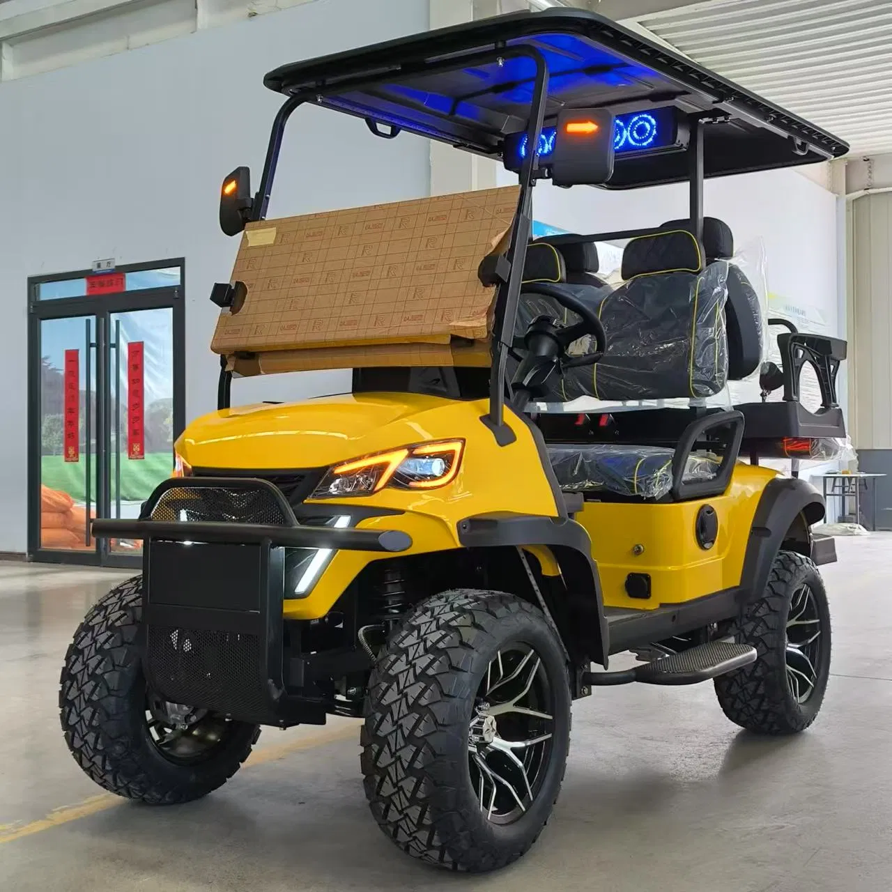 Tongcai &amp; Kepler 4-Passenger Custom Electric Vehicle Tailored Seat Upholstery, Choice of Materials &amp; Stitching, Premium Comfort &amp; Style Electric Golf Cart