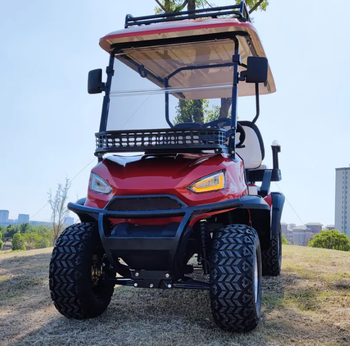 Side by Side 4wd Utility Cart Very Powerful 5kw 7.5kw Lithium Battery Electric Lifted Off Road 2x2 Golf Carts for Sale