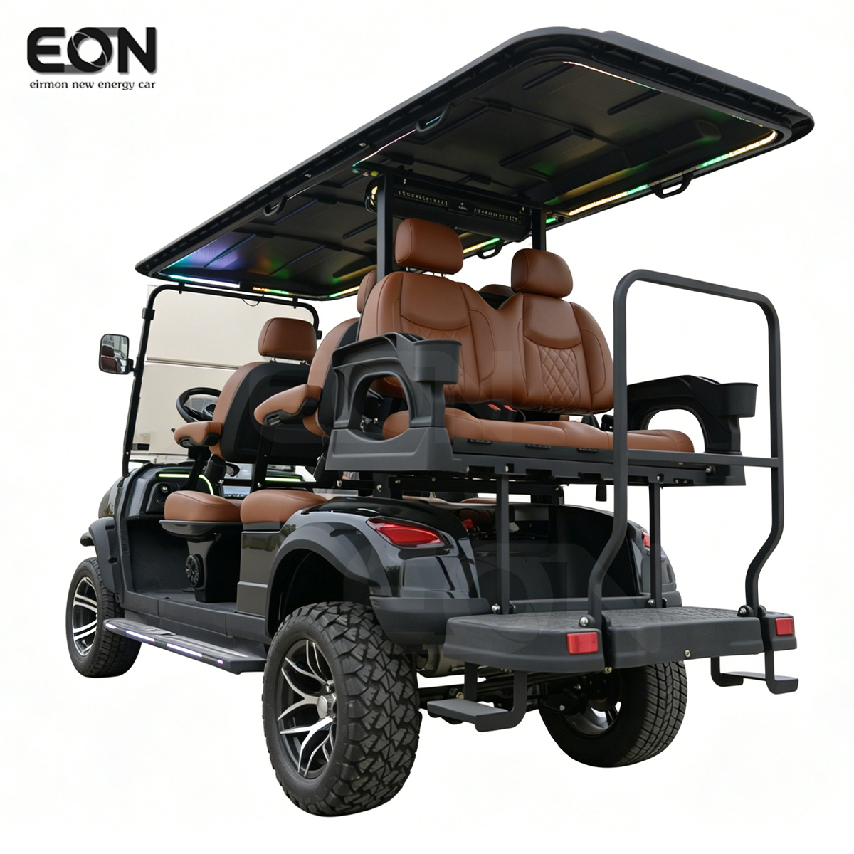 2026 New Luxury Electric Golf Cart OEM ODM Manufacturer Custom Lithium Battery 6 Seater for Resort Hotel Fleet
