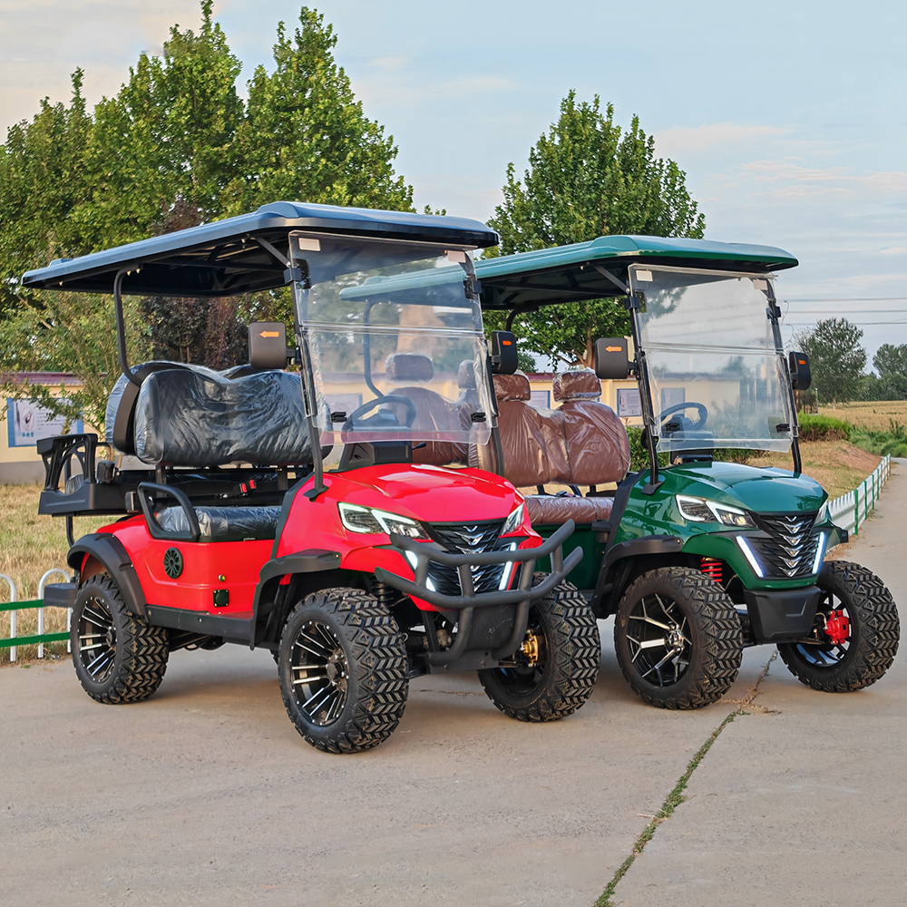 Multi Functional Off-Road Cart Sightseeing Hotel Security Patrol Car Electric Four-Wheel 4 6 8 Seats Utility Vehicle Golf Cart