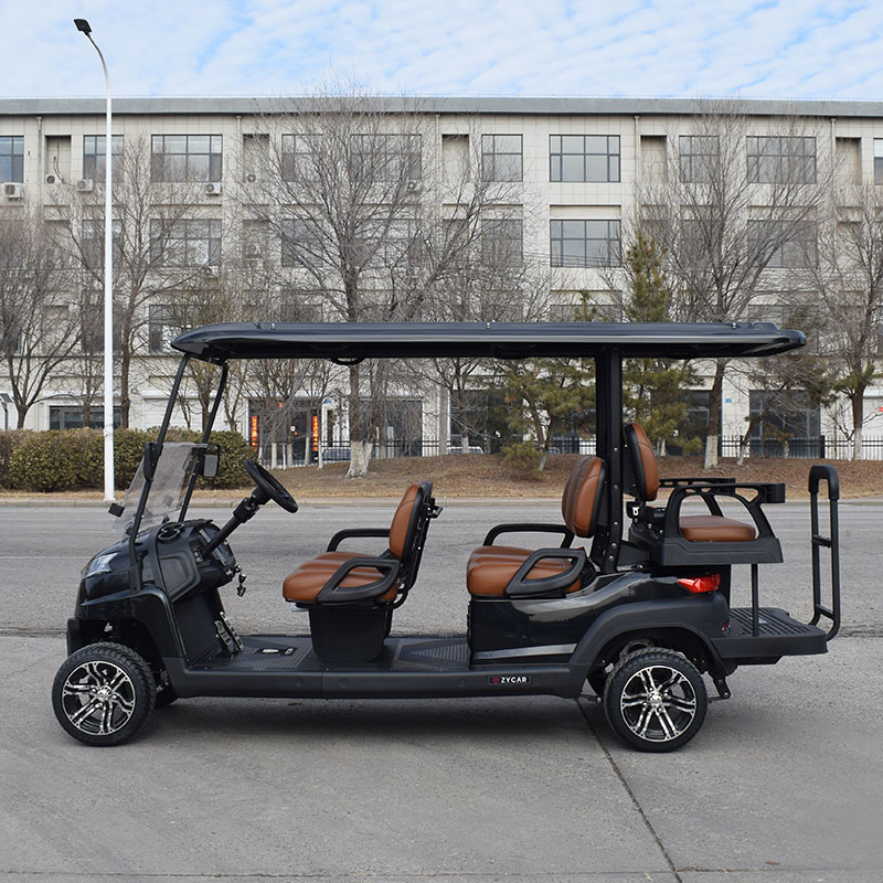 Off Road Street Legal 48V 72V Lithium Battery Electric Golf Cart 6 Seater Luxury Club Car Electric Golf Buggy