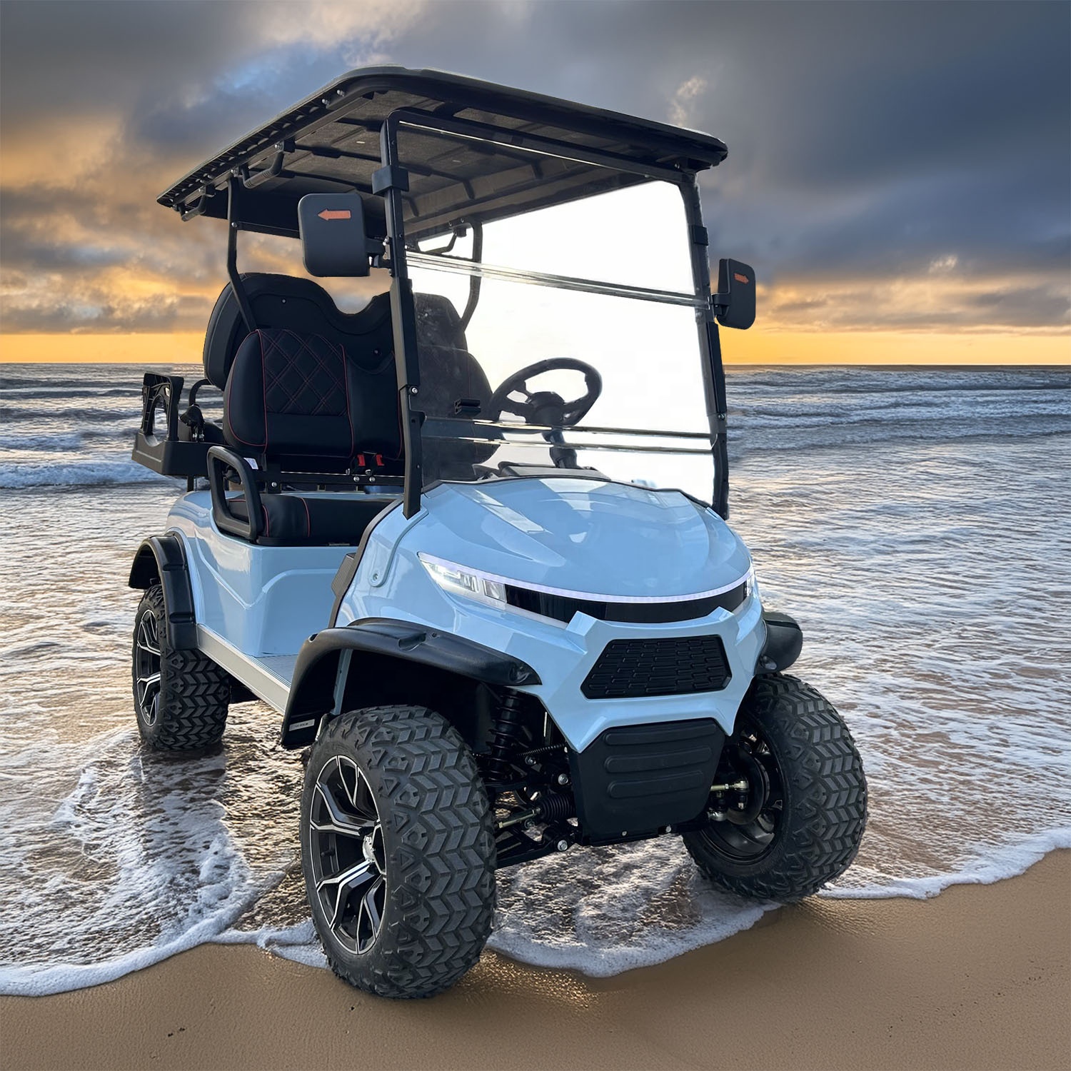 Factory Wholesale Price CE Approved 4 Seat Lithium Battery Club Car Mini Electric Golf Cart