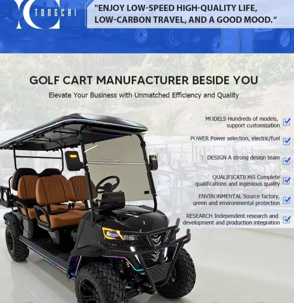 Electric Golf Cart Technical Layout Design
