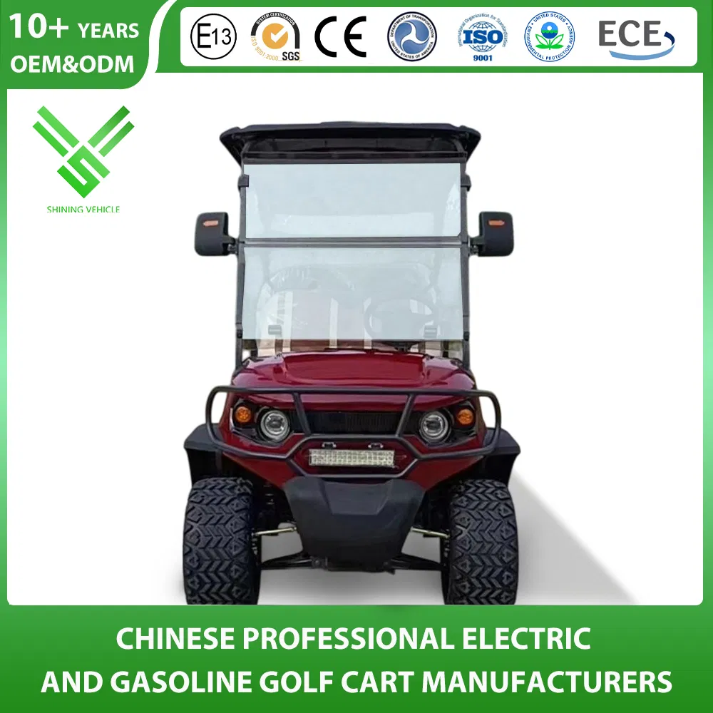 Sightseening Hunting off Road Club Car 48V 72V Utility Mini Lifted Lsv Electric Golf Cart with Cargo Box/Cargo Bed