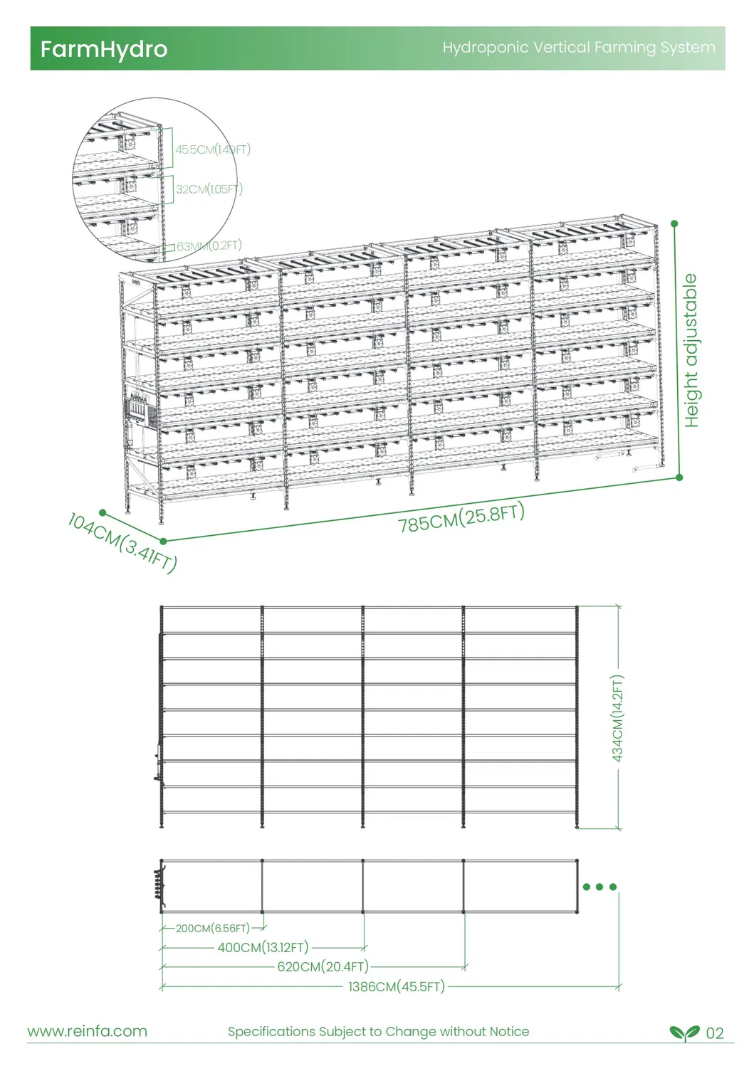 Hydroponic System Nft Technology - Modular Vertical Grow Racks & Full-Spectrum LEDs for Commercial Farms