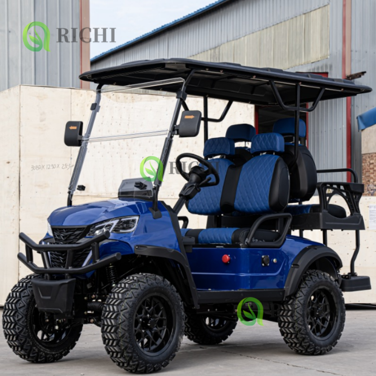 Strong Climbing Off Road Golf Cart with High Torque Motor and Heavy Duty Suspension for Mountain Areas