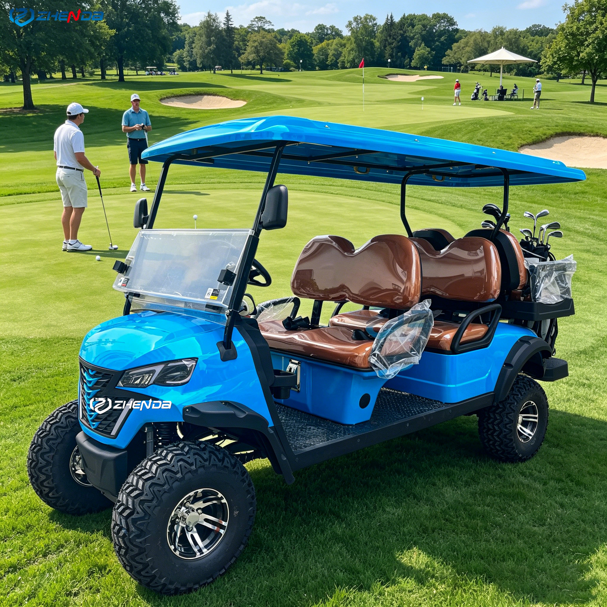 2026 4X4 Off Road Electric Golf Cart Heavy Duty for Mountain &amp; Rough Terrain