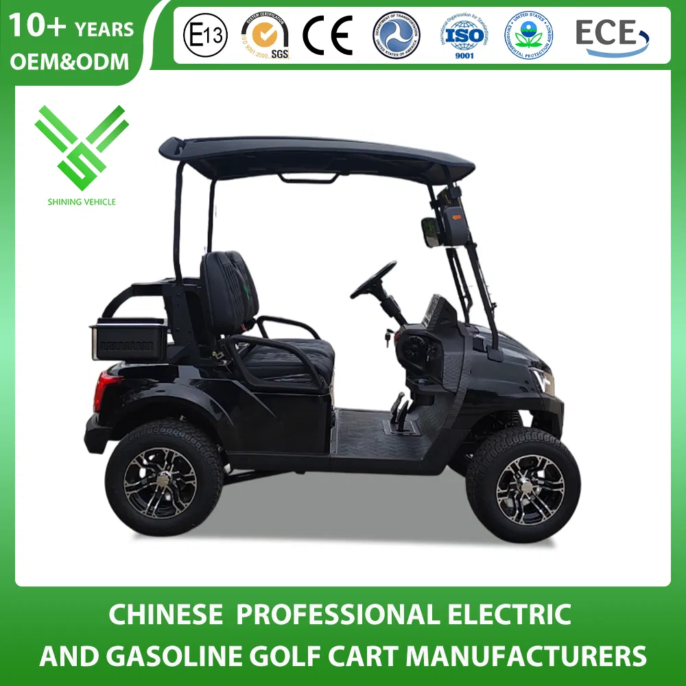 Shininglsv 2 Seat 72V 150ah Lithium Extended Range Shuttle Golf Cart