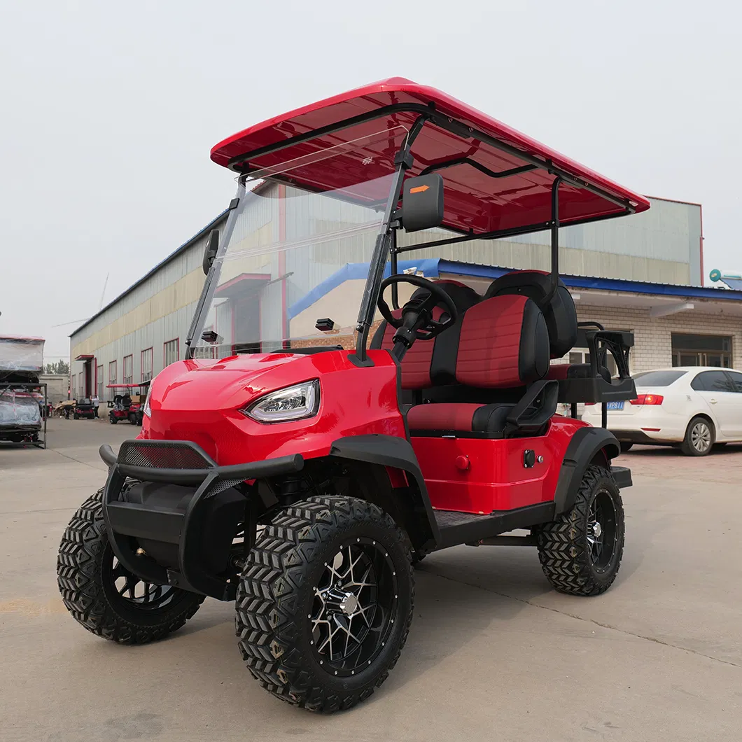 Golf Cart with 4 Seats, AC, and High-Speed Performance