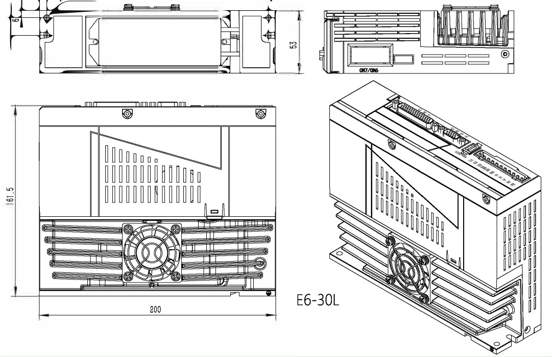 Servo Drive Dimensions