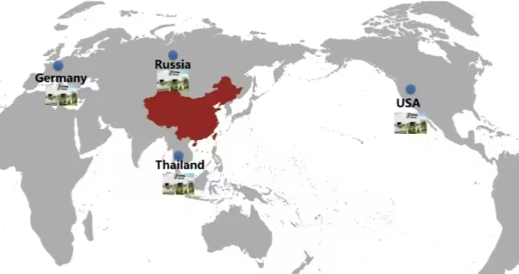 Sales and Service Network Map