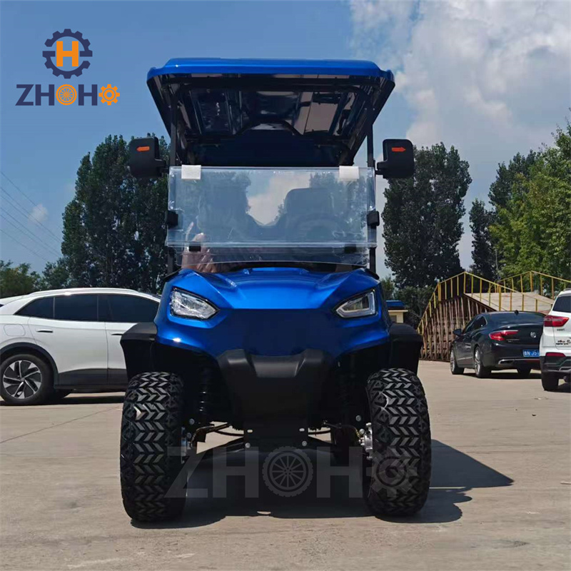 Anti-Theft Smart Off-Road Electric Golf Cart Dune Buggy Lithium Battery-CE Certified High-Speed GPS Tracking 3-4 Seats 90km