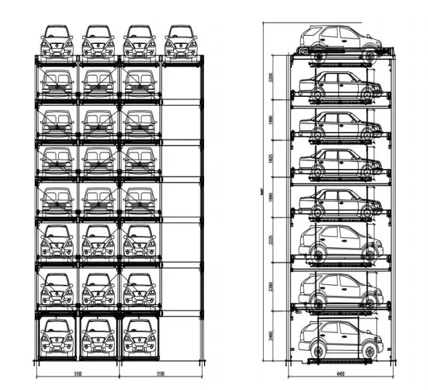 Compact Puzzle Parking System Showcase