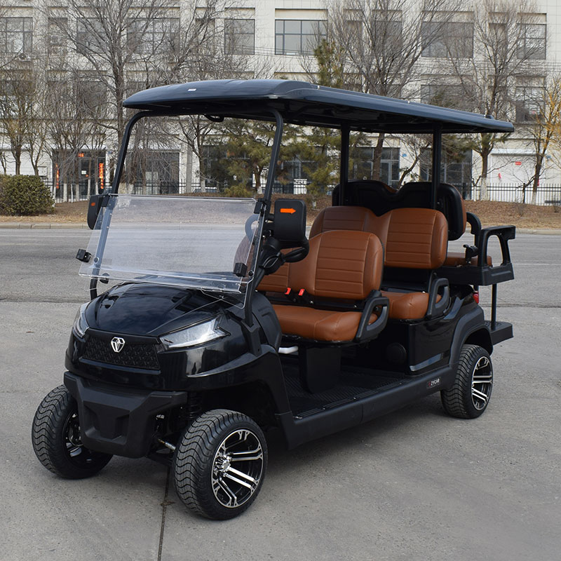 Off Road Street Legal 48V 72V Lithium Battery Electric Golf Cart 6 Seater Luxury Club Car Electric Golf Buggy