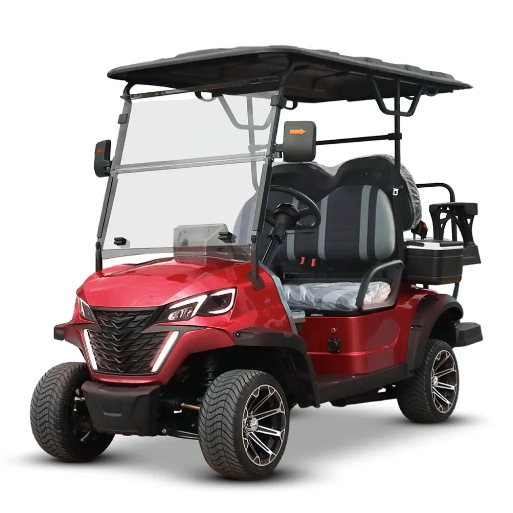 Reliable Compact-Sized High-Speed Performance 4 Seaters Golf Cart with Waterproof Seat