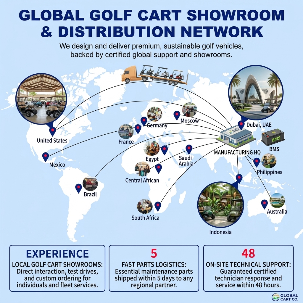 Street Legal 4+2 Seater Golf Cart 6 Passenger LSV for USA/Canada Neighborhood Use