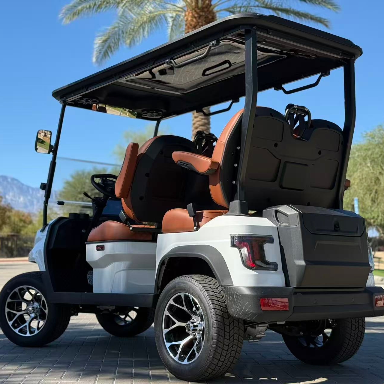 72V Lithium Electric Golf Cart LSV Ready Street Legal Low Speed Vehicle for Community Use