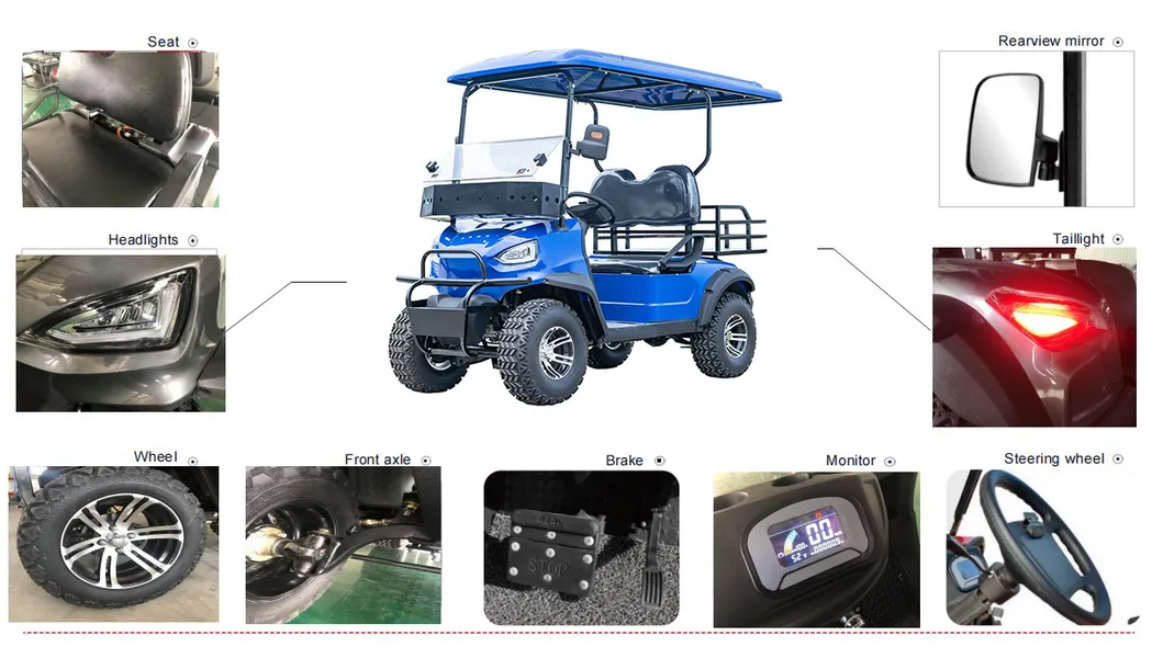 Product Details of Electric Utility Cargo Golf Cart