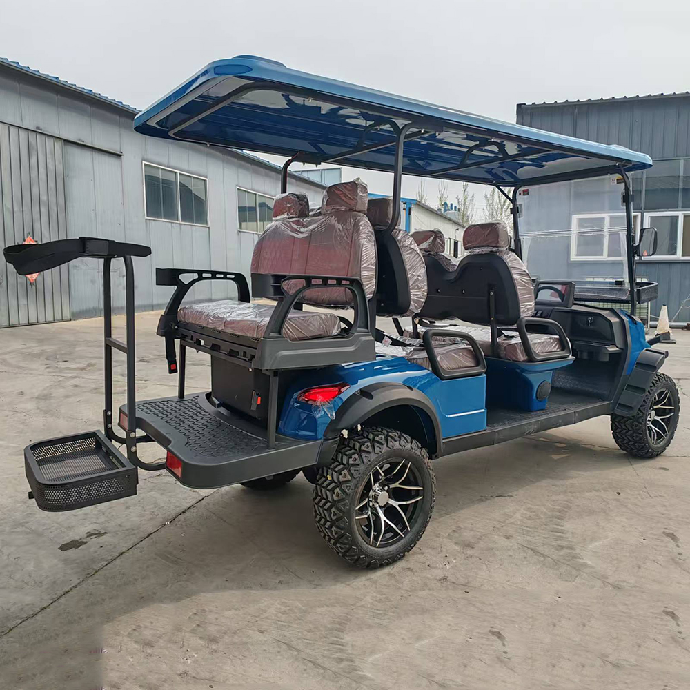 Multi Functional Off-Road Cart Sightseeing Hotel Security Patrol Car Electric Four-Wheel 4 6 8 Seats Utility Vehicle Golf Cart