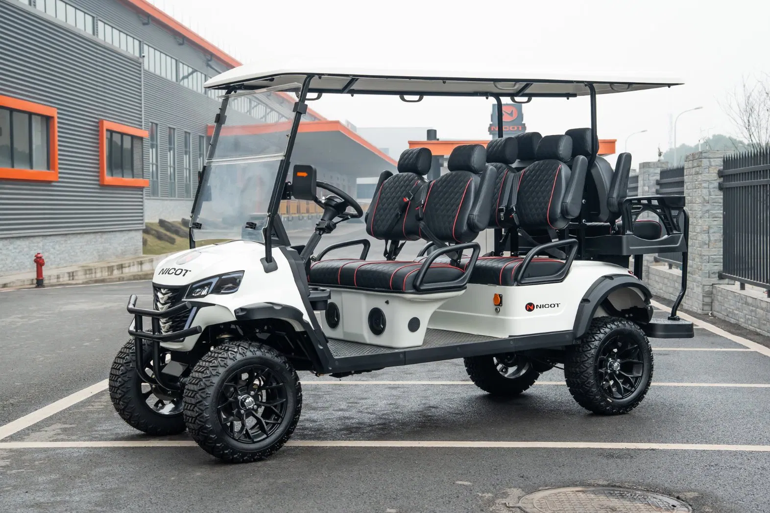 Tour Vehicle Golf Cart Rear View