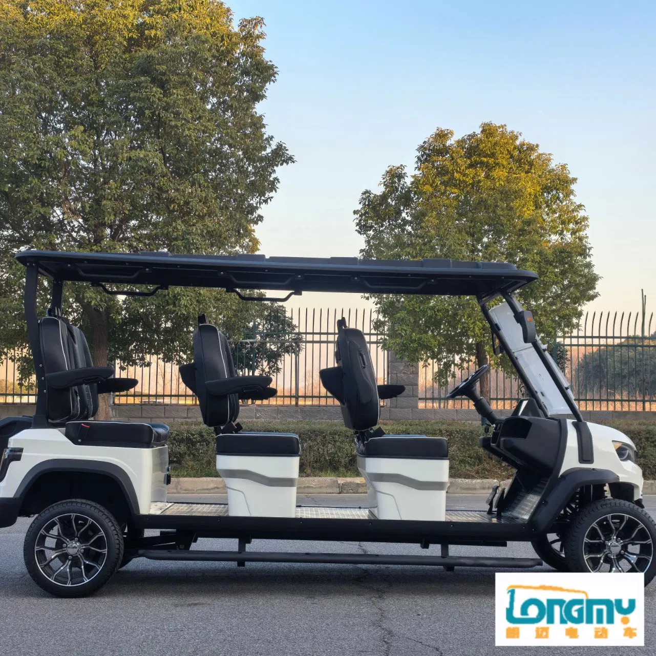 70-85km Long Range 6 Person Golf Course Cart