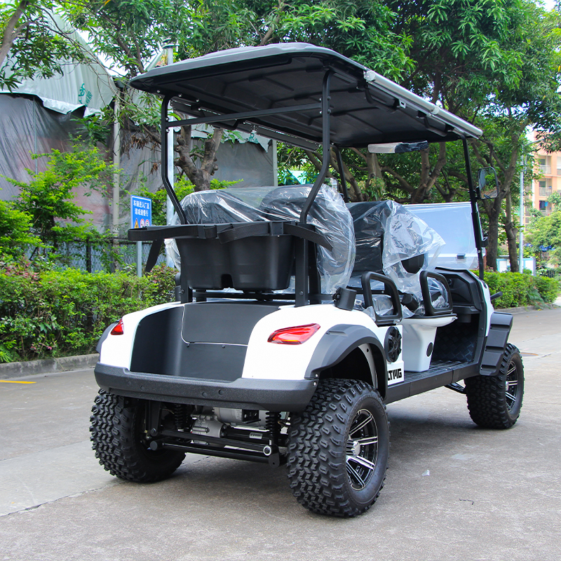 48V Battery Solar 4 Seaters Off Road Electric Street Legal Golf Cart Buggy in Hot Sale