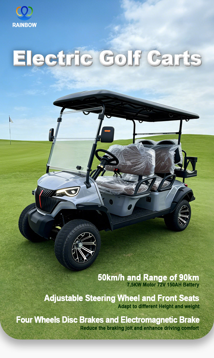 Electric Golf Cart Scene