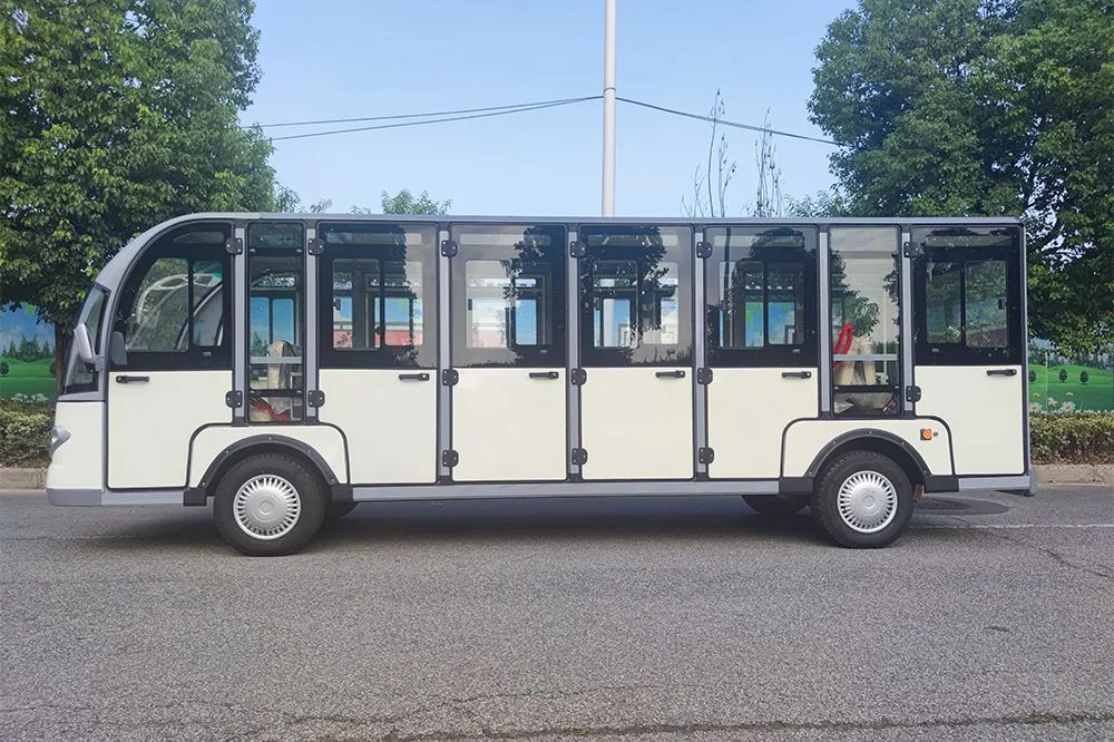 Popular Outdoor Tourist New Energy Shuttle City Car 23 Seater Electric Sightseeing Car Bus