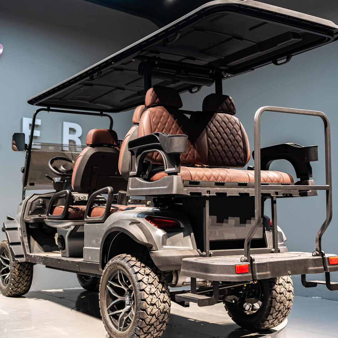 Kepler Off-Road Electric Golf Cart AC Motor Big Tire High Torque LED Lights Waterproof Design 90km Range for Golf Course Rough