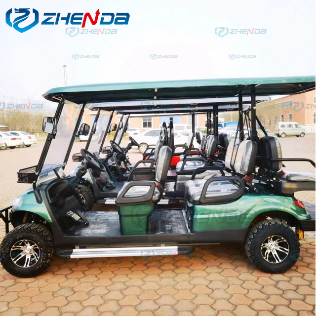 Street Legal Classic 48V Club Car Gas Powered Golf Cart Lithium Battery Golf Carts for Sale