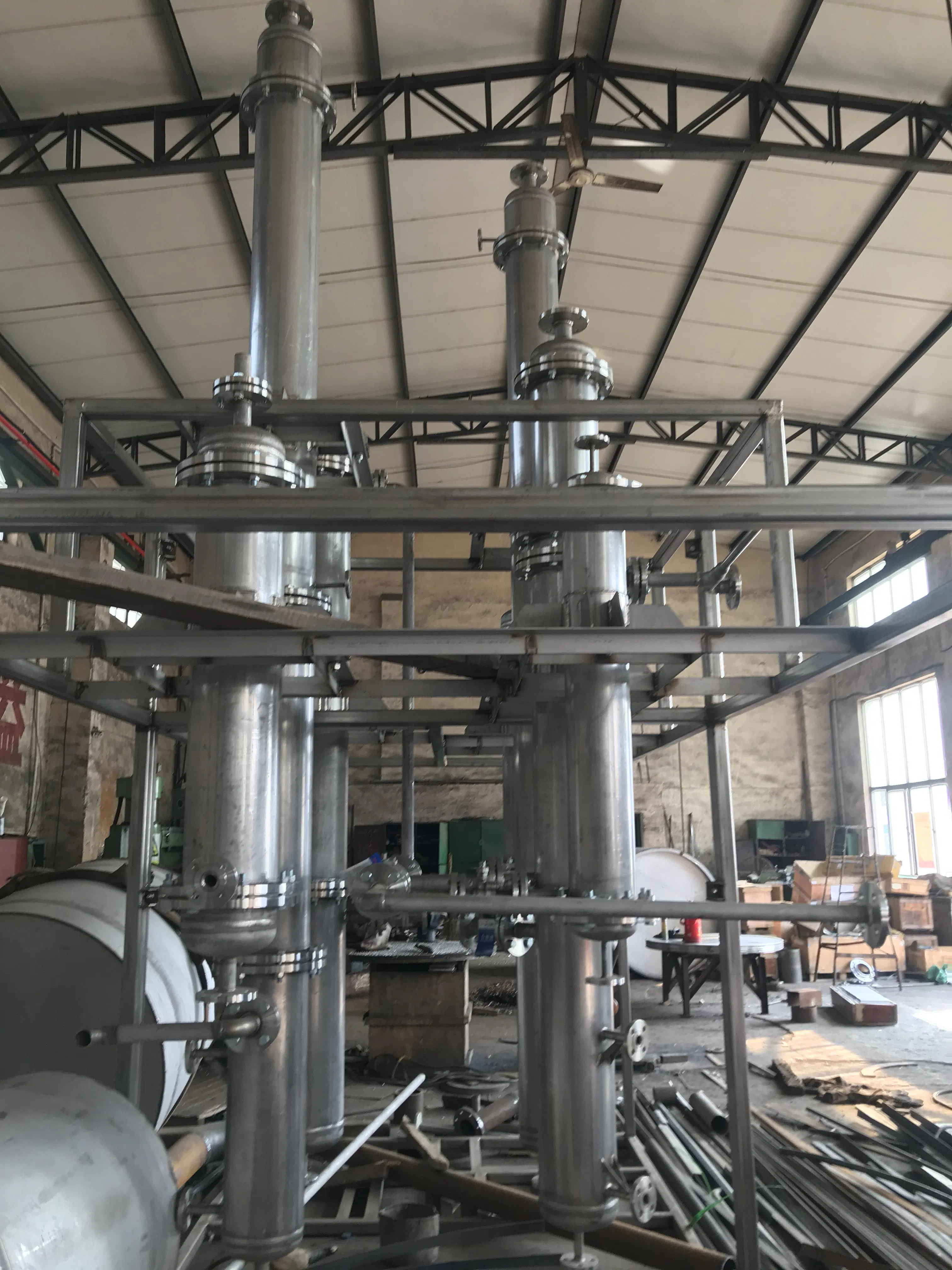 Modular Alcohol Ethano Distillery Skid. Rectification Distillation Column Skid Ethanol Recovery System