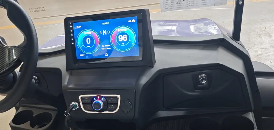 Electric Golf Cart Dashboard Console