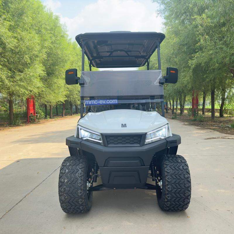 MMC High Performance 4 Seats Electric Golf Cart Trolley Lithium Battery Powered High Speed 4 Wheels Electric Golf Carts
