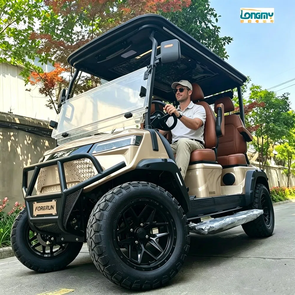 4-Seater Golf Cart with Customizable Colors and Logos