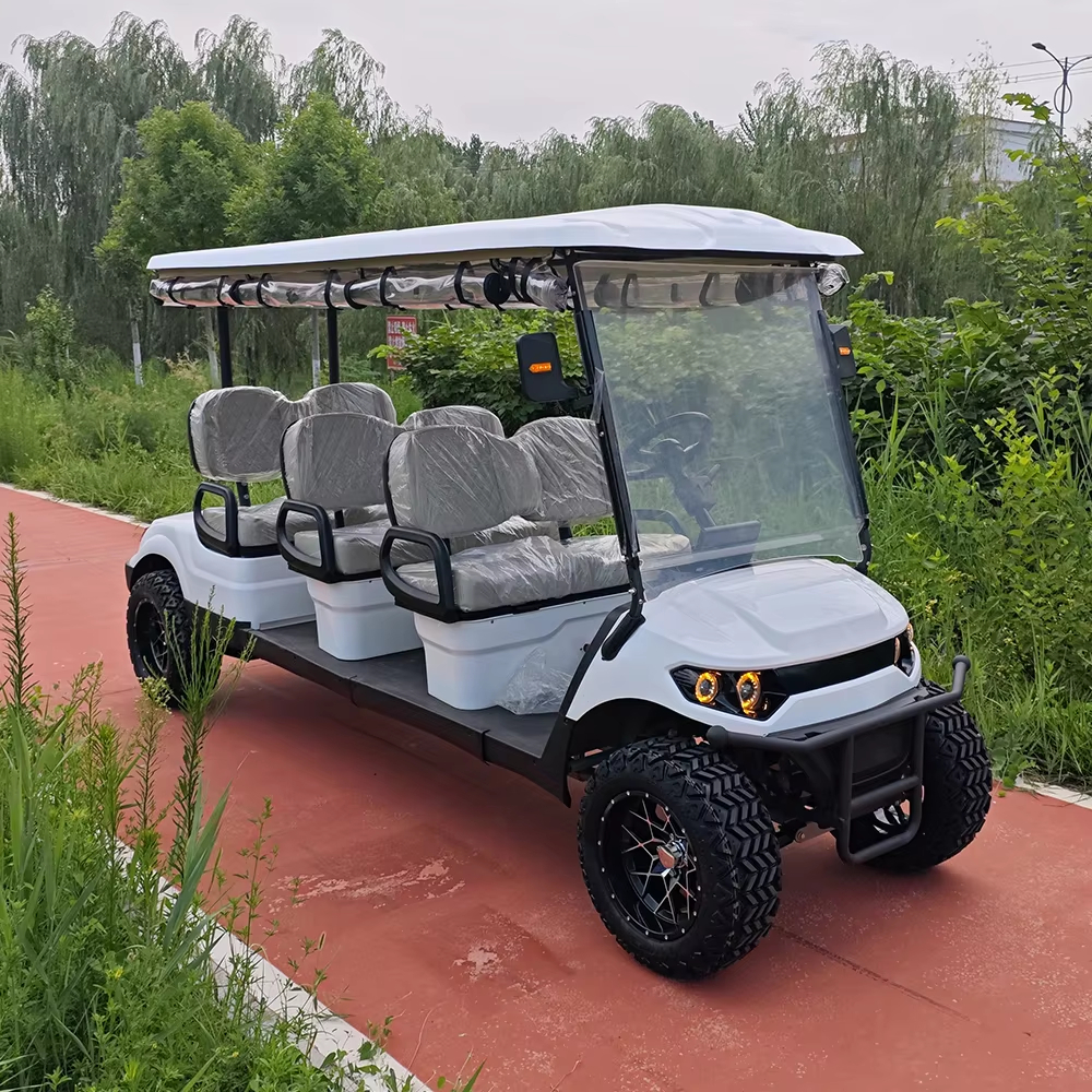 2025 Model Customizable Voltage 6-Passenger Luxury Electric Street Legal LSV Golf Cart 70-90km Range Lithium Battery Premium
