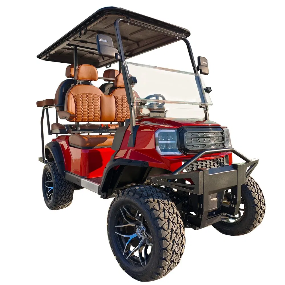 Tongcai Kepler Double Wishbone Suspension 4 Passengers Pack High Efficiency Zero Carbon Comfort Ride for Senior Community Shuttle Electric Golf Cart